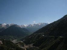 Дорога от монастырей Метиоры в направлении к о. Корфу, к мощам св. Спиридона Тримифунтского